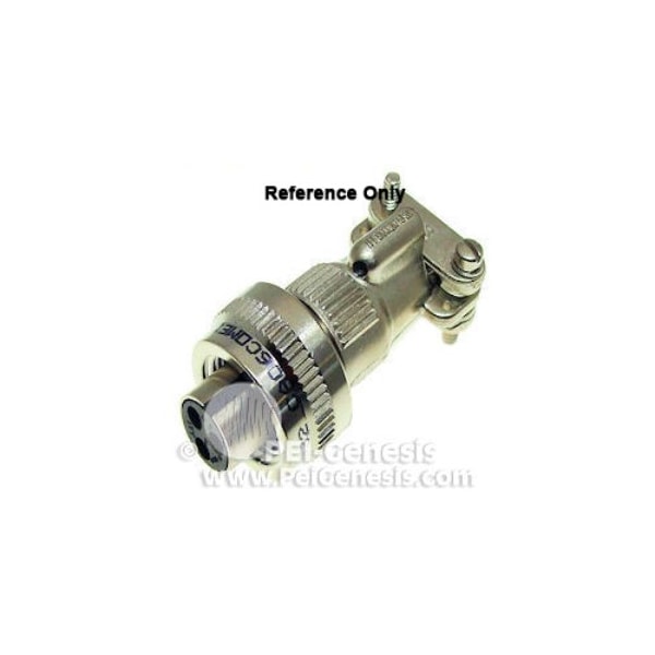 Pin & Sleeve Plug, 22 A, 50V AC, Three Phase, 3 Pole, Silver